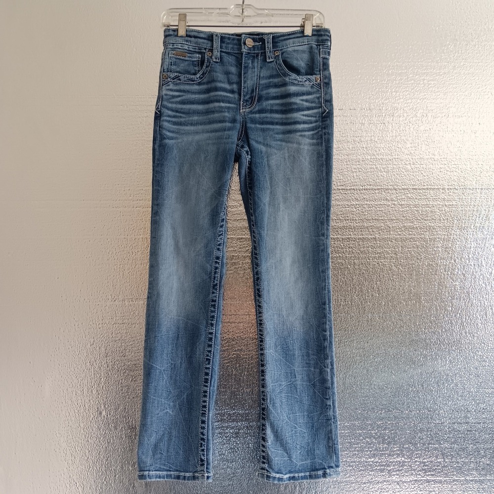 Buckle Black Straight Jeans Boys 16R 28x28 Blue Fit No. 109 Medium Wash